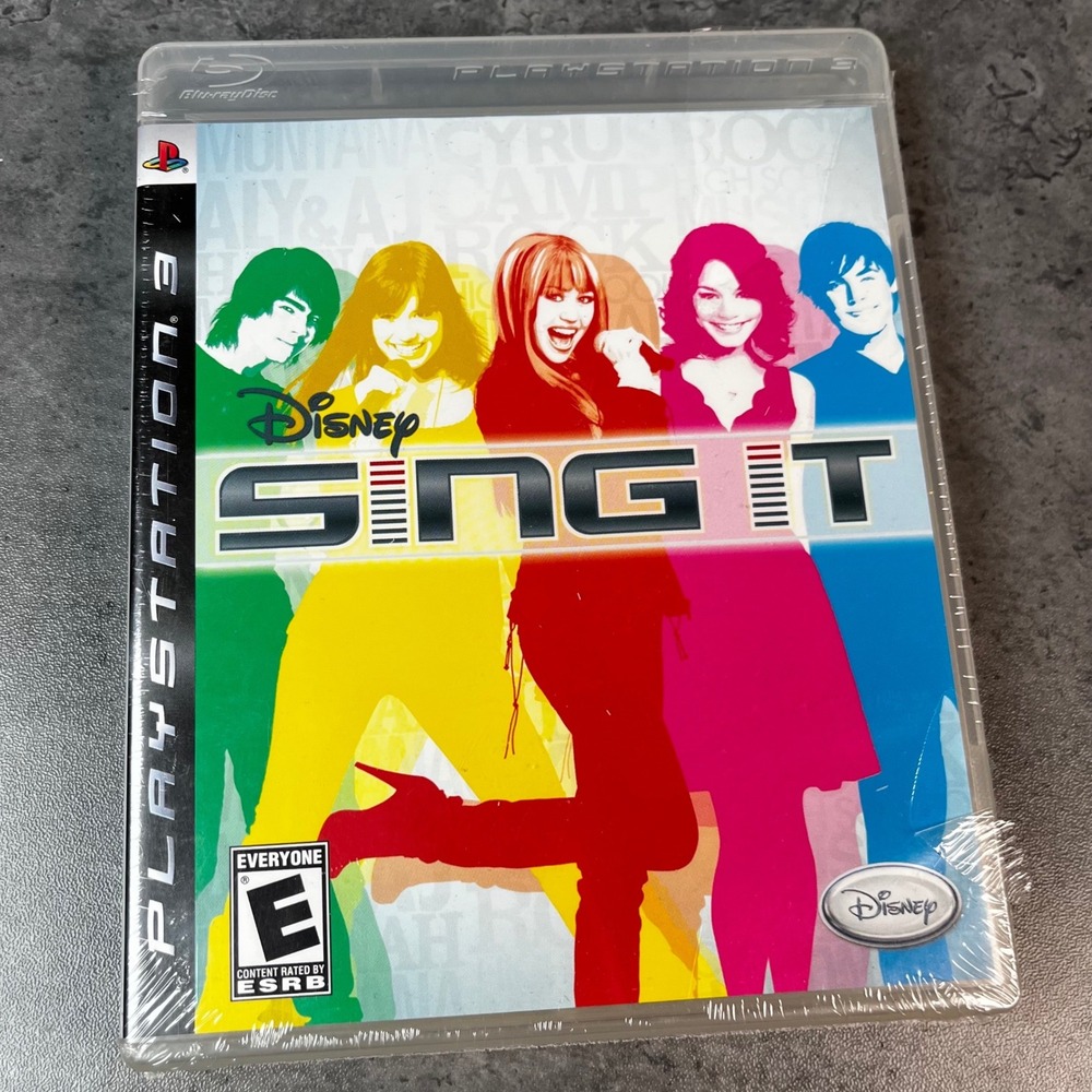 Disney Sing It Sony‎ PlayStation 3 PS3 Game New Sealed Karaoke Music Video Game